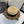 Chapeau Chanel en paille de raphia beige et noir 205379