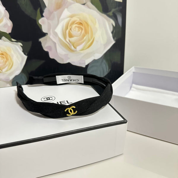 Chanel Headband Black in Cloth 201910