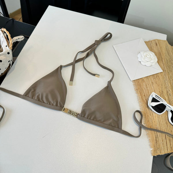 Loewe Bikini Swimsuit Grey in Cotton 20459