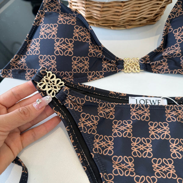Loewe Vintage Bikini Dark Brown in Cotton 201822
