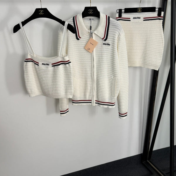 Miu Miu Three-Piece Set in Knitted 190648