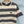 T-shirt Miu à manches courtes rayé marron et blanc en coton 191567