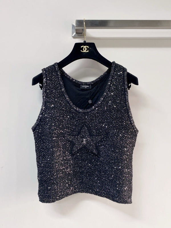 Gilet Chanel noir en Tencel 194351