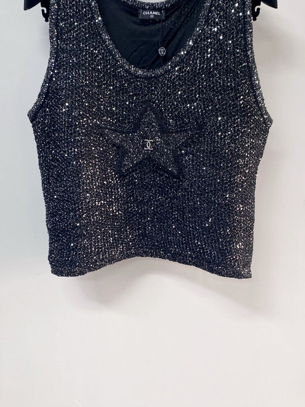 Gilet Chanel noir en Tencel 194351