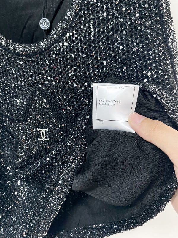 Gilet Chanel noir en Tencel 194351