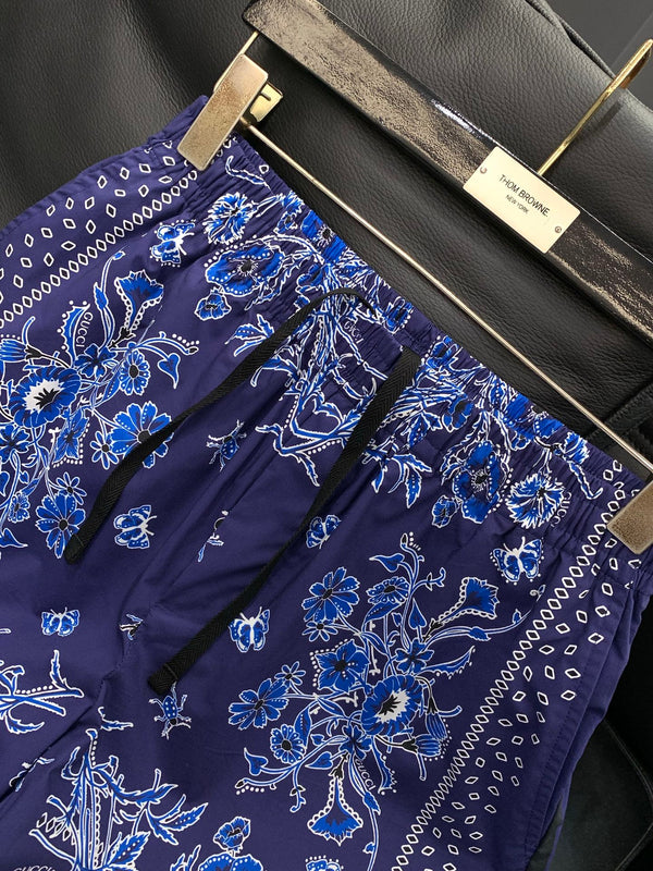 Gucci Short Pants Navy Blue in Cotton 200654