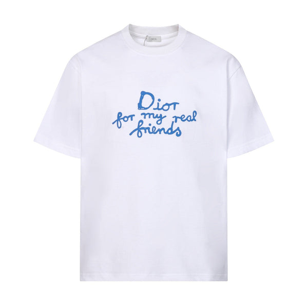 T-shirt à manches courtes Dior 26SS Logo Blanc en Coton 197755