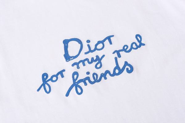 T-shirt à manches courtes Dior 26SS Logo Blanc en Coton 197755