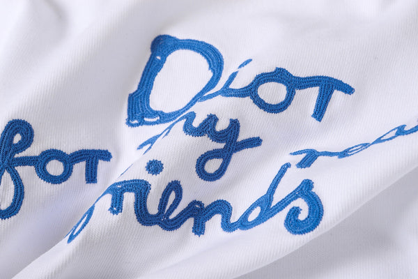 T-shirt à manches courtes Dior 26SS Logo Blanc en Coton 197755