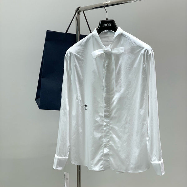 DIOR Long-sleeve Shirt White in Cotton 183919