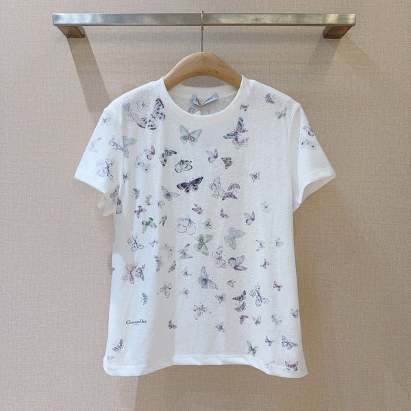 Dior T-shirt White in Cotton 193405