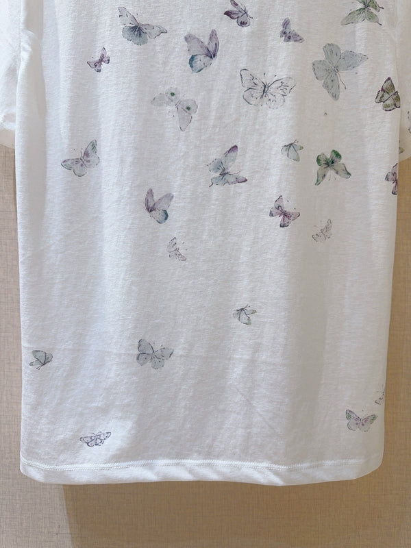Dior T-shirt White in Cotton 193405