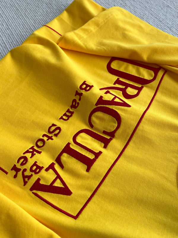 Dior 26 Bonjour Tristesse Series T-shirt Yellow in Cotton 360129