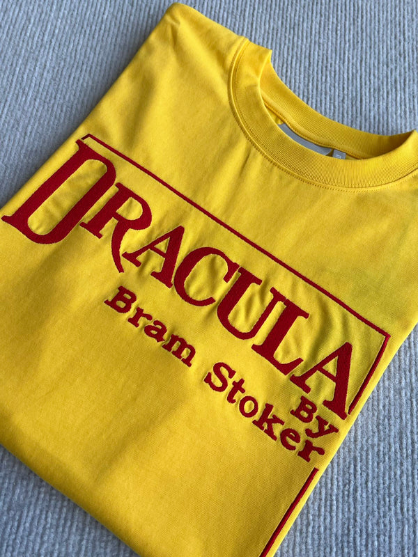 Dior 26 Bonjour Tristesse Series T-shirt Yellow in Cotton 360129