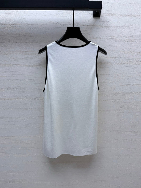 Chanel 26S Vest White in Silk 204926