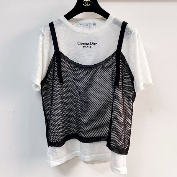 Dior Short-Sleeve T-Shirt  White in Acrylic 203996