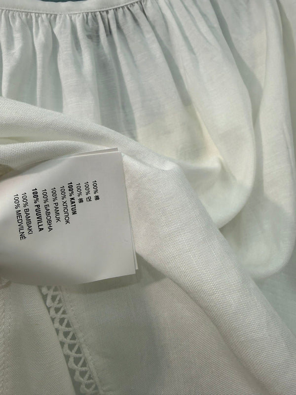 Jupe Midi Miumiu Blanche en Coton 207816