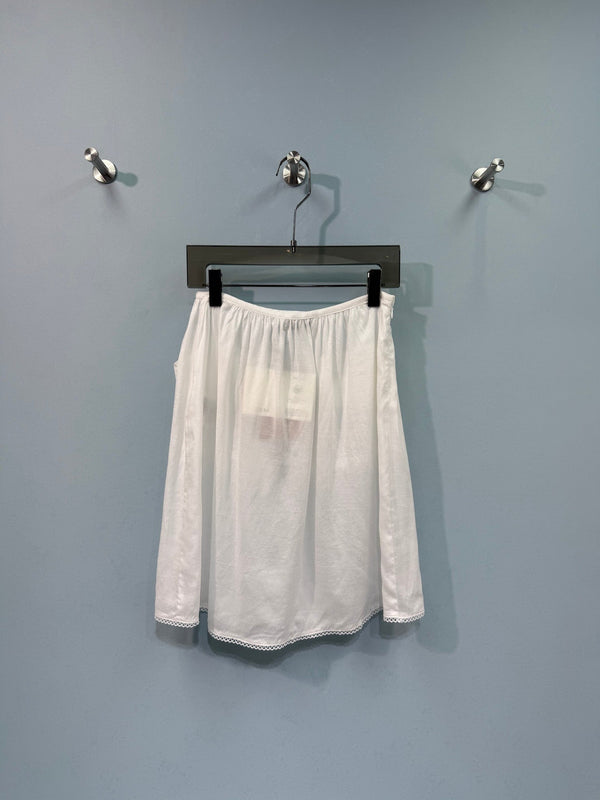 Jupe Midi Miumiu Blanche en Coton 207816