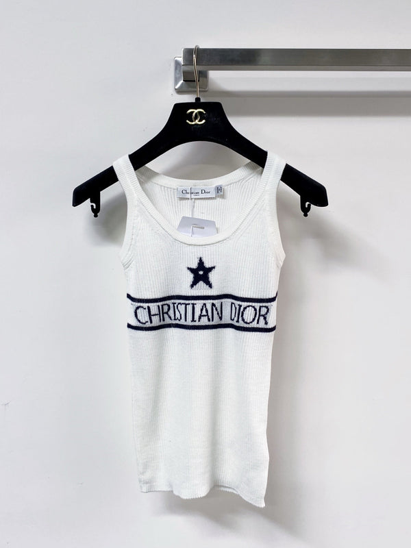 Dior Vest White in Wool 204061