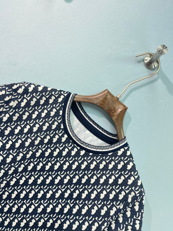 Dior Short-sleeved Top and Shorts Set Black in Polyester 193073