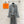 HM Stand Collar Trench Coat Gray in Cotton and Polyester 221621