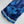 HM 26 Printed Straight-Leg Trousers Blue in Mulberry Silk 172275