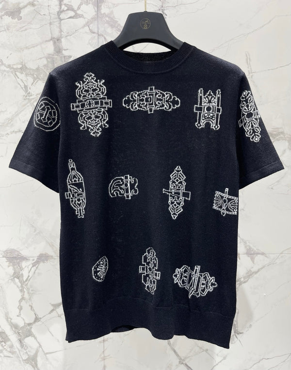 HM Short-sleeve Black in Wool 166868
