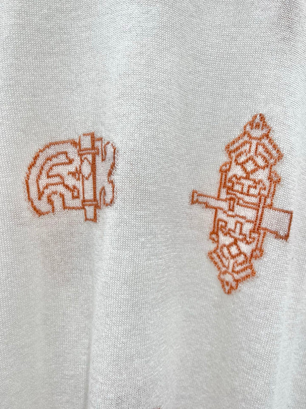 HM Short-sleeve White in Wool 166867