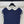 Miu Miu 26 Collar Openwork Short-sleeved Top Navy Blue in Tencel 221741