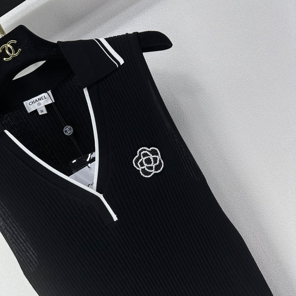 Gilet Chanel Noir en Polyester 365301