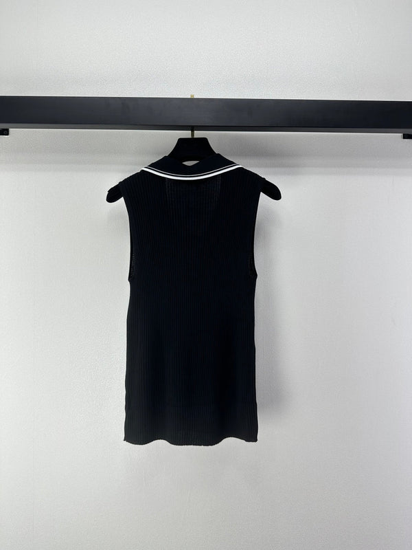 Gilet Chanel Noir en Polyester 365301