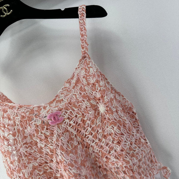 Chanel Lace Camisole Pink in Wool 361029