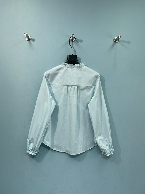 Chemise Miu Miu Bleue en Coton 218519