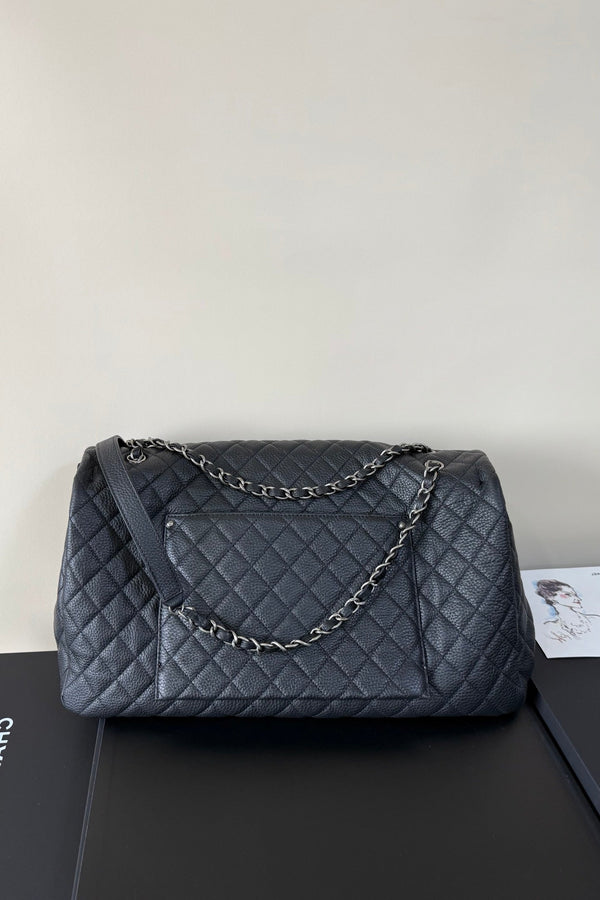 Chanel Carry-on bag 45cm Black in Cowhide