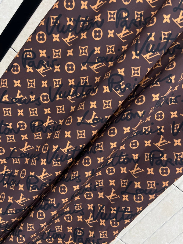 LV Short-Sleeve T-Shirt Brown in Polyester 229538