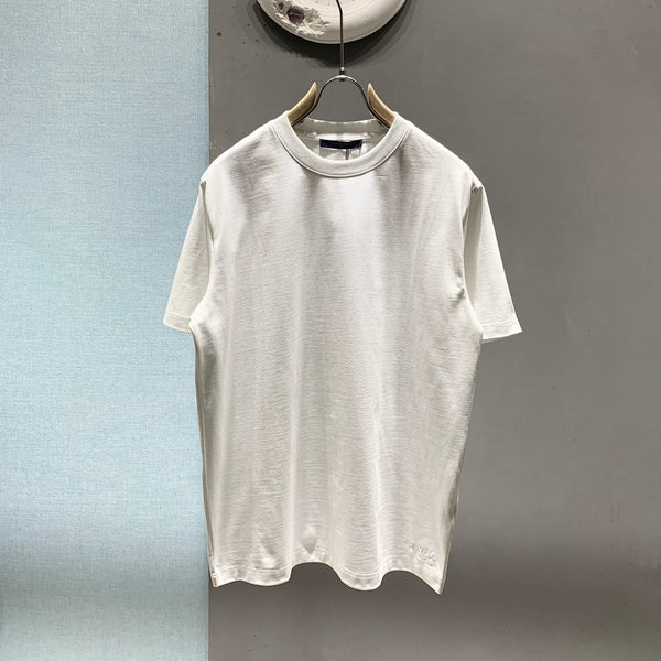 LV Embroidered Applique T-Shirt White in Cotton 229468