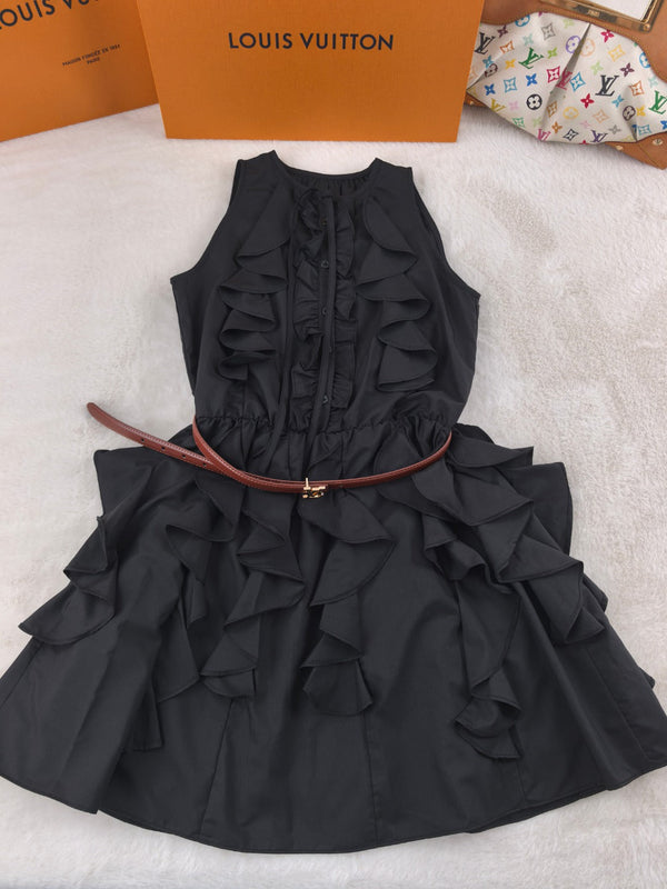 LV Lace Vest Dress in Polyester 249132