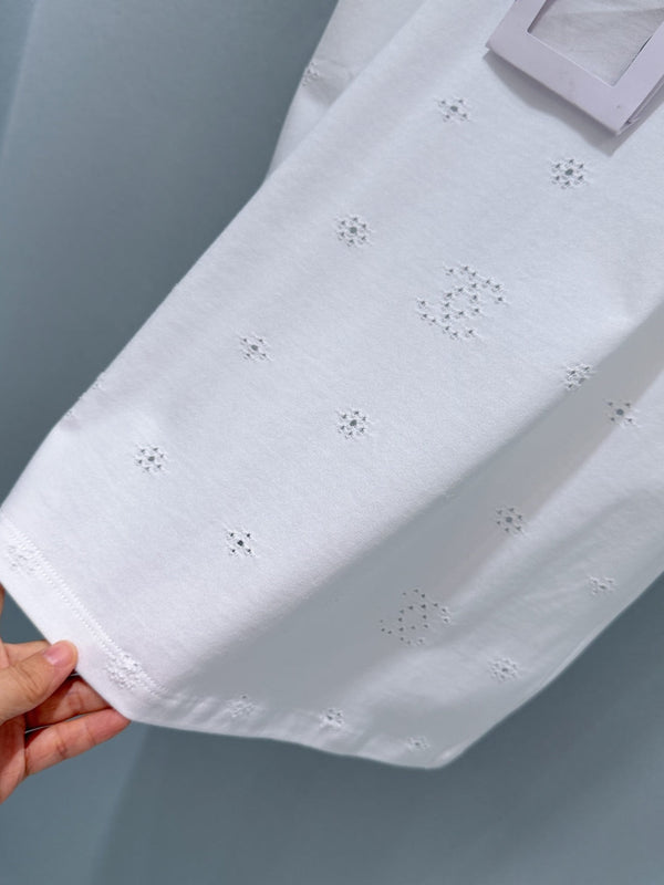 T-shirt Chanel 26 Manches courtes Blanc en Coton 253570