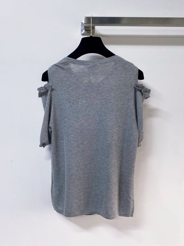 Chanel 26 Short-Sleeve T-Shirt Gray in Acrylic 252222