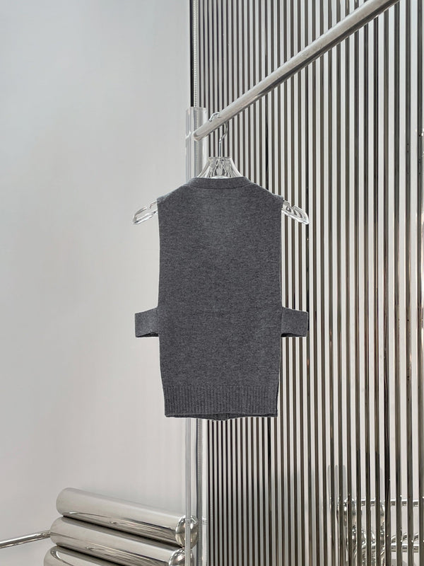 Gilet en cachemire Miu Miu 26 à ouverture latérale 195719