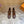 LV Romy Flat Ballerina Brown in Mesh with Rhinestones 703066