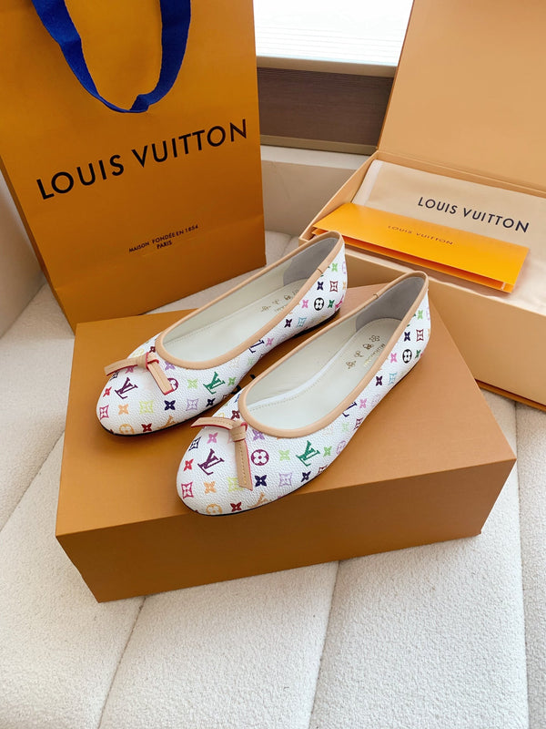 LV x TM Darling Ballerina White in Cowhide 703035