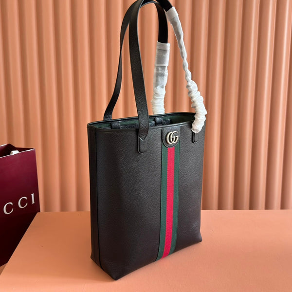 Sac cabas Gucci Ophidia 36 marron en cuir de vachette 285043