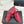CC Pointed Toe Kitten Heel 30 Open Back Sandals Red in Patent Leather 706380