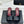 CC 26S Double C Patchwork Sandal 50 Black Gray in Deerskin Cowhide 706374