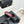 CC 26S Double C Patchwork Sandal 50 Black Gray in Deerskin Cowhide 706374