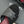 CC 26S Double C Patchwork Sandal 50 Black Gray in Deerskin Cowhide 706374
