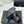 CC 26S Double C Patchwork Sandal 50 Black Gray in Deerskin Cowhide 706374