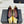 CC 26S Double C Patchwork Ballet Flat Gold Black in Customized leather 706369