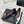 Ballerines plates CC 26S Double C Patchwork Noir Blanc en cuir de vachette 706366